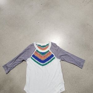 We The Free Spring Bound White Crochet Long Sleeve Top Size XS